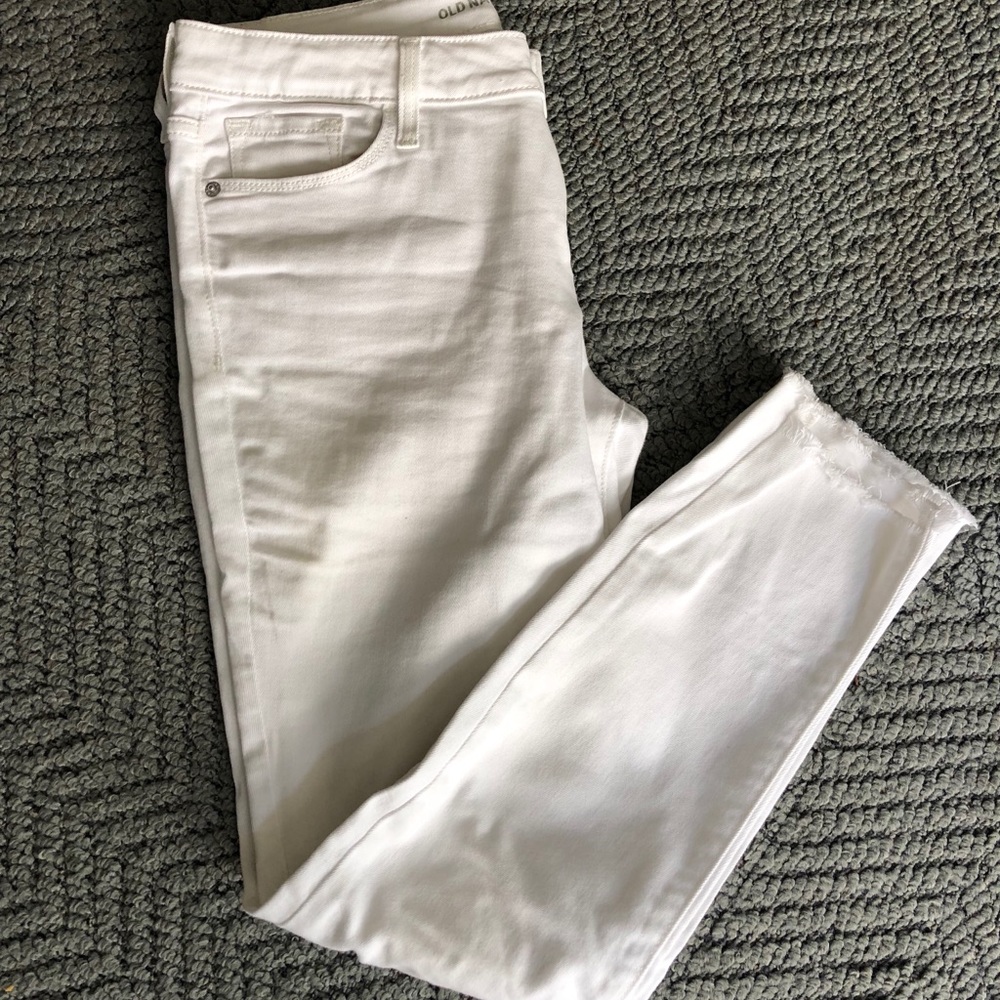 Old Navy Midrise Rockstar Jeans distressed